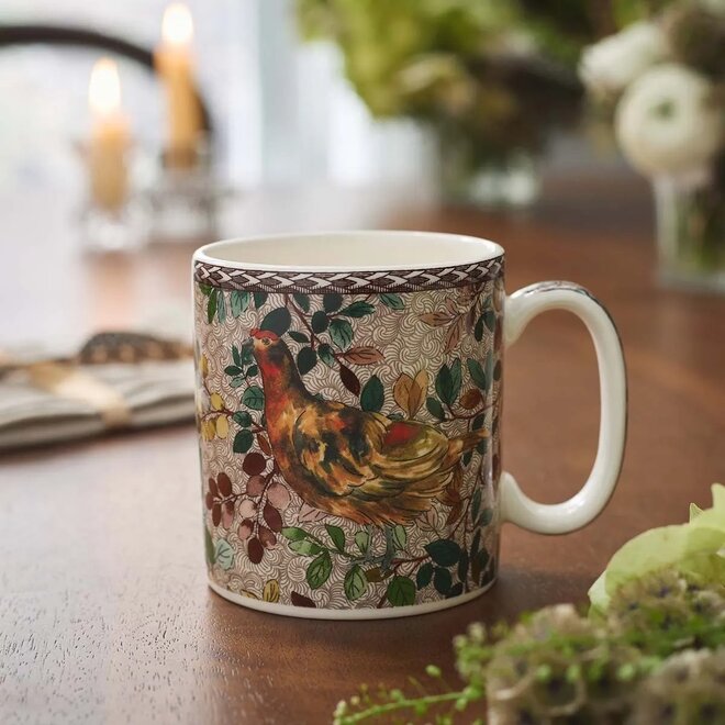 Woodland Accents Mug (Red Grouse)