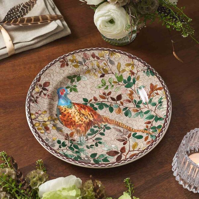 Woodland Accents Salad Plate (Pheasant)