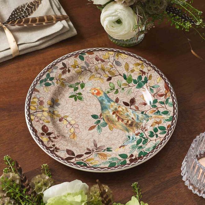 Woodland Accents Salad Plate (Grey Partridge)