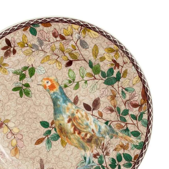 Woodland Accents Salad Plate (Grey Partridge)