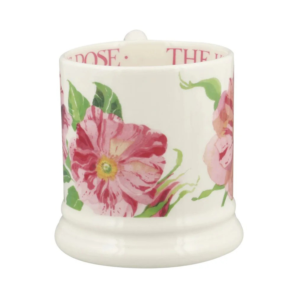 Emma Bridgewater Tazza Grande 300ml 1/2 Pinta, Gres Fatto A Mano Inghilterra, Set Di 2, Design Rose Tutta La Vita, Lavabile In Lavastoviglie