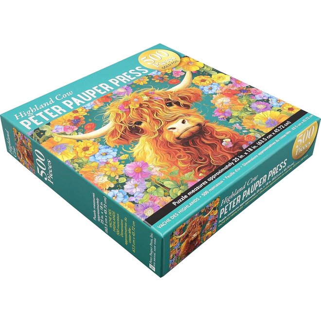 Highland Cow 500-Piece Puzzle
