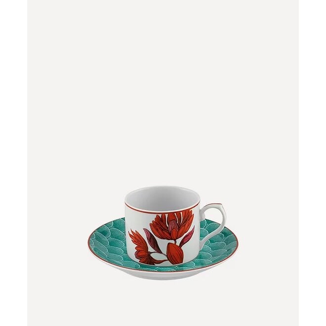 Liberty Lotus Teacup & Saucer