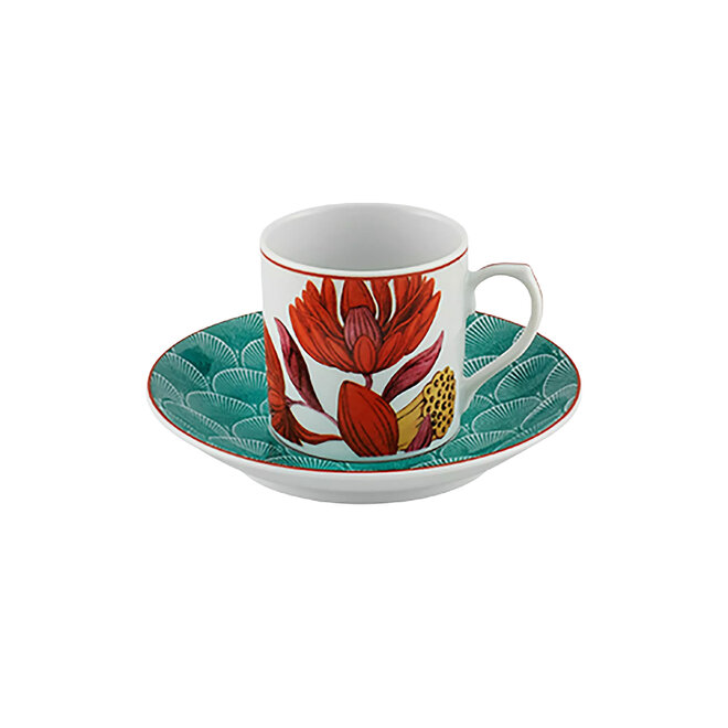 Liberty Lotus Espresso Cup & Saucer