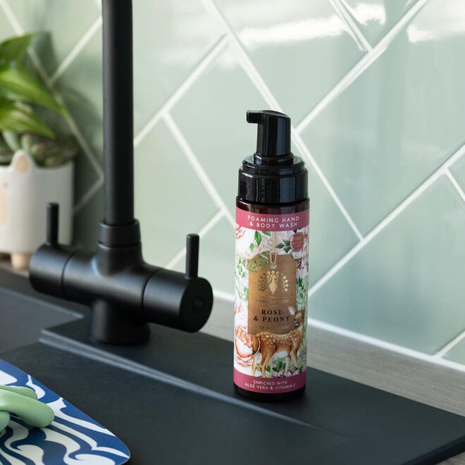 Anniversary Rose & Peony Foaming Hand & Body Soap
