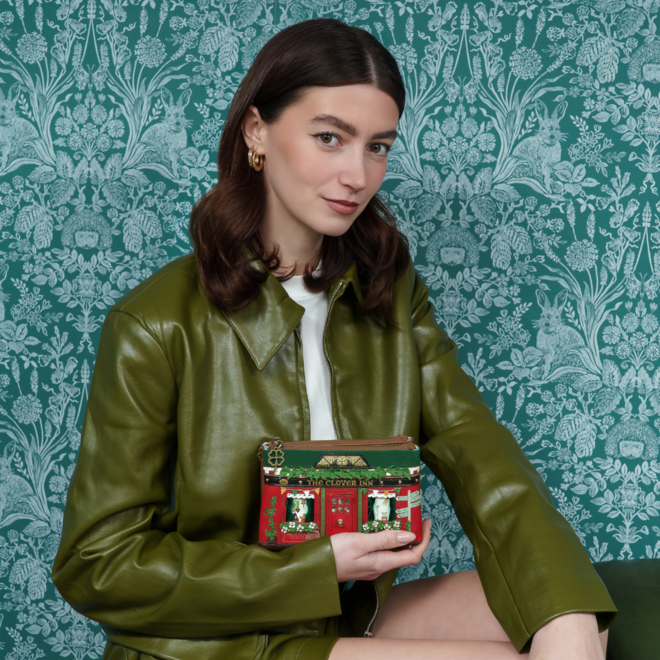 The Clover Inn Double Zipper Coin Purse