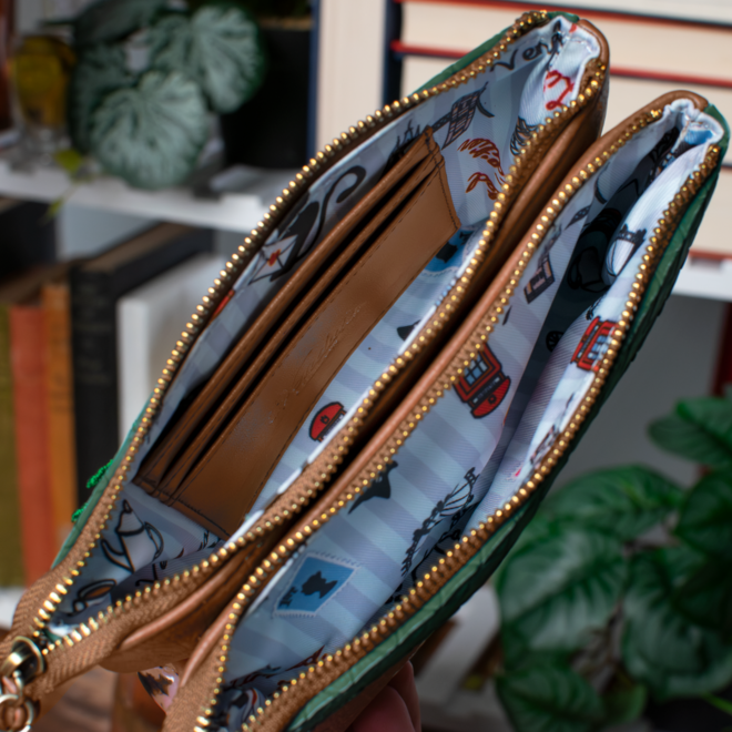 The Clover Inn Double Zipper Coin Purse