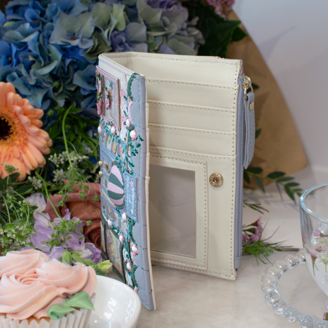 Posies & Patisseries Large Ziparound Wallet