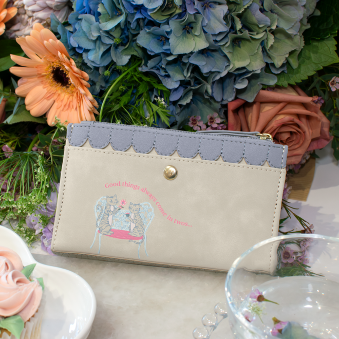 Posies & Patisseries Large Ziparound Wallet