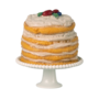 Party Cake & Cake Stand, Mouse - Off-White