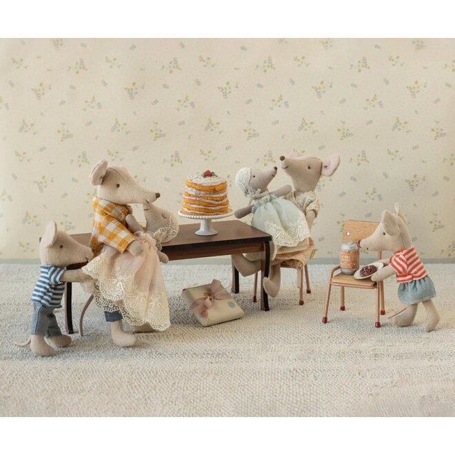 Baby Mouse in Gown - Mint