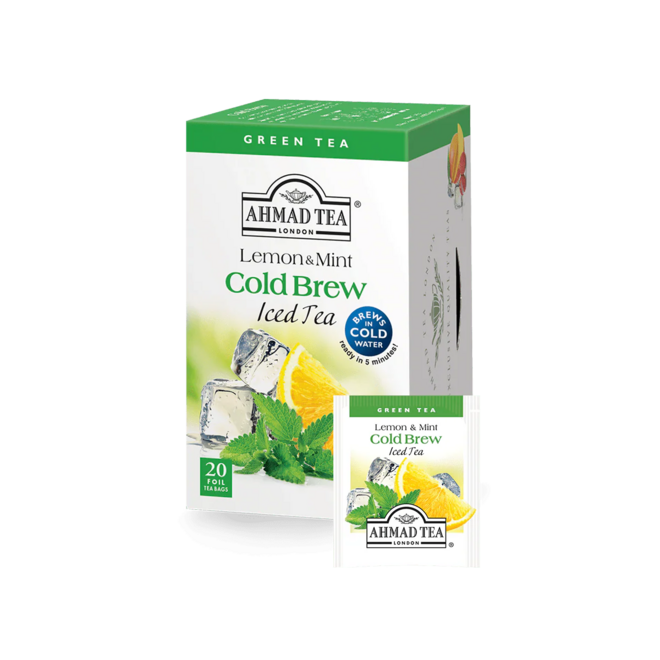 Ahmad Cold Brew Lemon Mint Green 20s