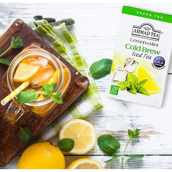 Ahmad Cold Brew Lemon Mint Green 20s