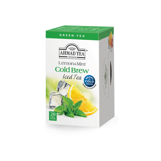 Ahmad Cold Brew Lemon Mint Green 20s