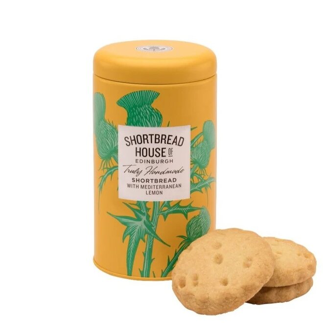 Shortbread House of Edinburgh Mediterranean Lemon Shortbread Tin 140g
