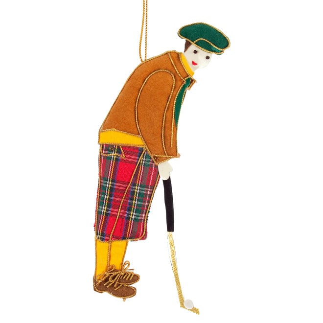St. Nicolas Golfer Ornament