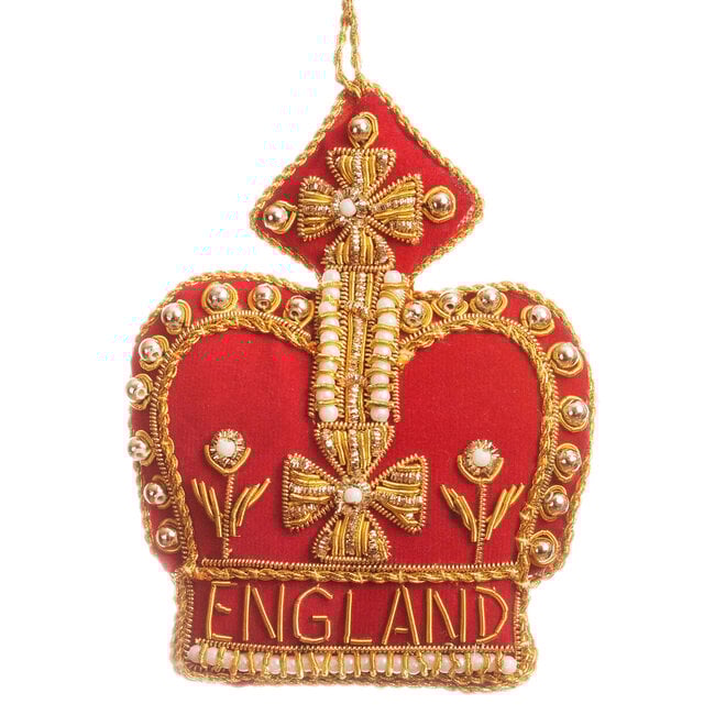 St. Nicolas Red & Gold England Crown