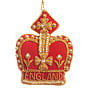 St. Nicolas Red & Gold England Crown