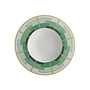 Art Deco Emerald Soup Plate