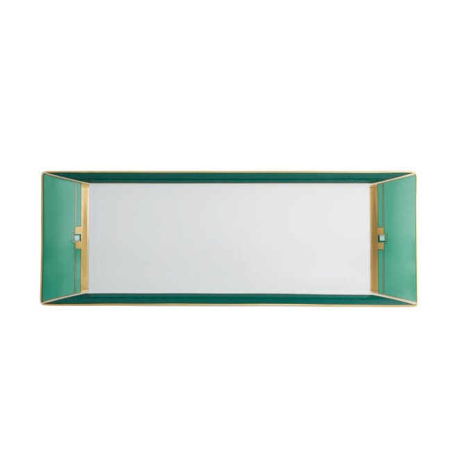 Art Deco Emerald Tart Tray