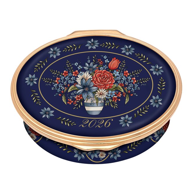 2026 Annual Year Enamel Trinket Box
