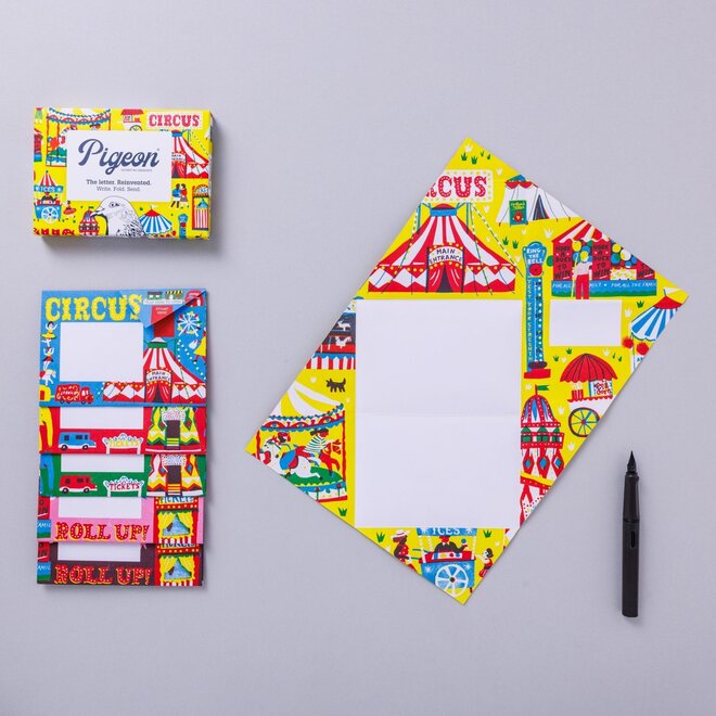 Pigeon Posted Circus Pigeons Stationery