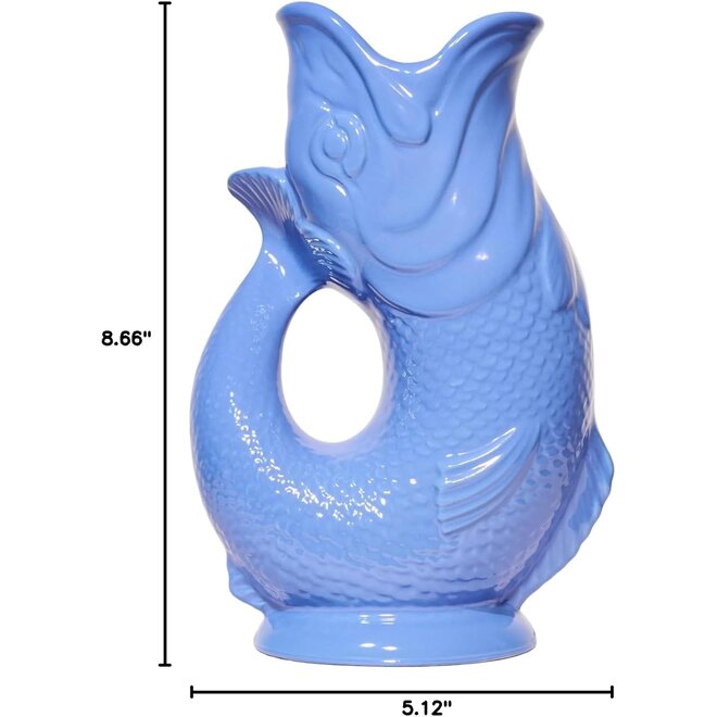 Sea Blue Original Gluggle Jug, L