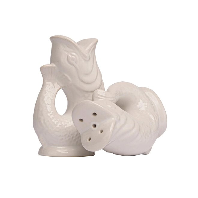 White Fish Salt & Pepper Shakers