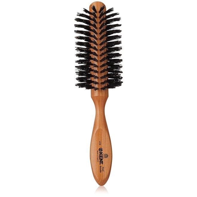 Kent LC8 Half Round Cherry Wood Hairbrush