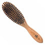 LC22 Ladies Cherrywood Pure Black Bristle Oval Brush