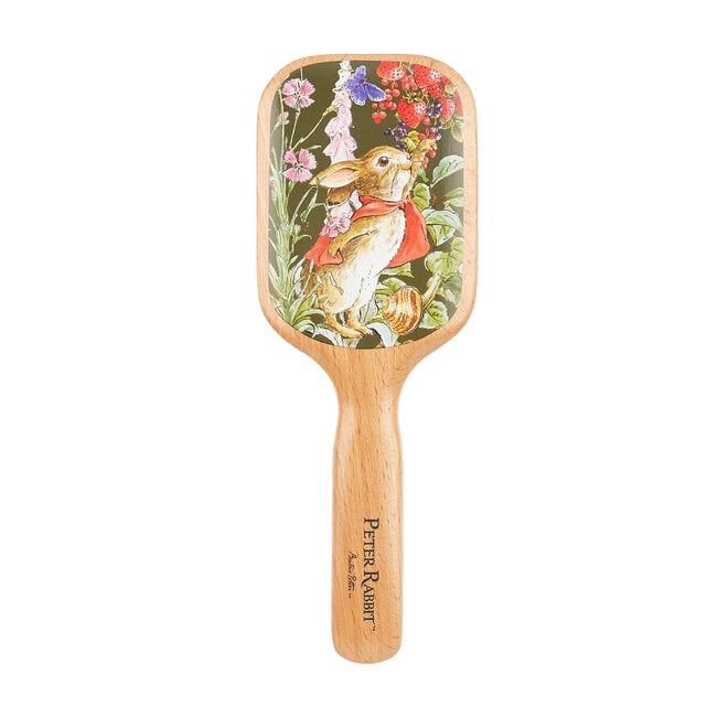 Kent PR03 Peter Rabbit Flopsy Fine Quill Beechwood Paddle Brush