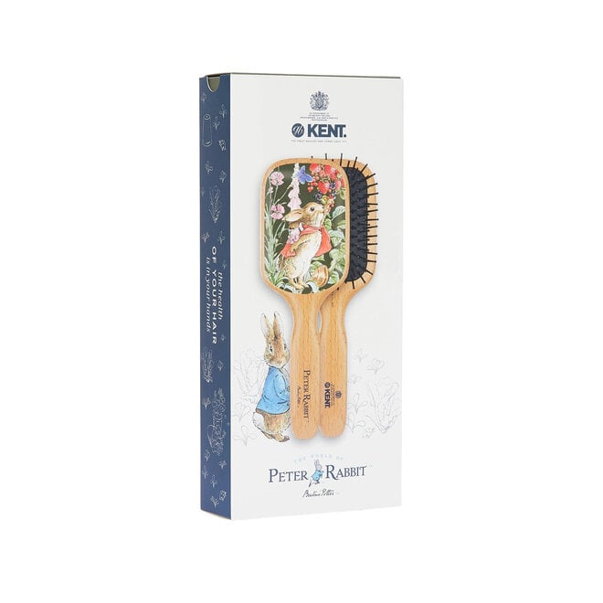 PR03 Peter Rabbit Flopsy Fine Quill Beechwood Paddle Brush