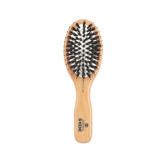 PR02 Peter Rabbit Squirrel Nutkin Nylon Bristle Mix & Beechwood Small Hairbrush