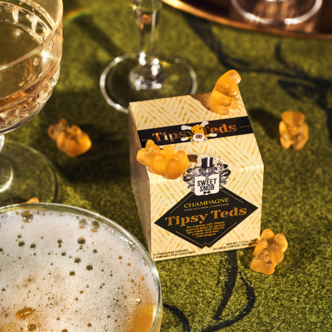 Sweet Snob Tipsy Teds - Champagne