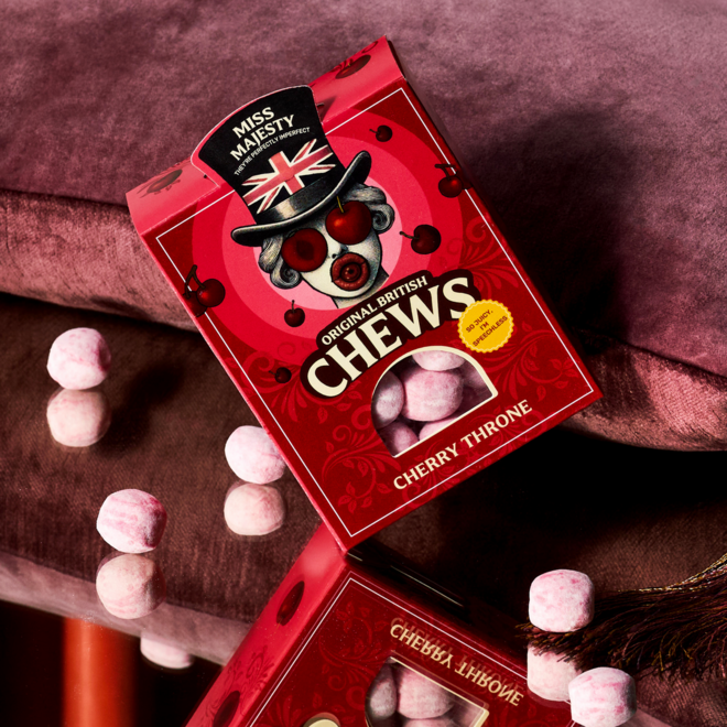 Sweet Snob Miss Majesty Cherry Chews 140g