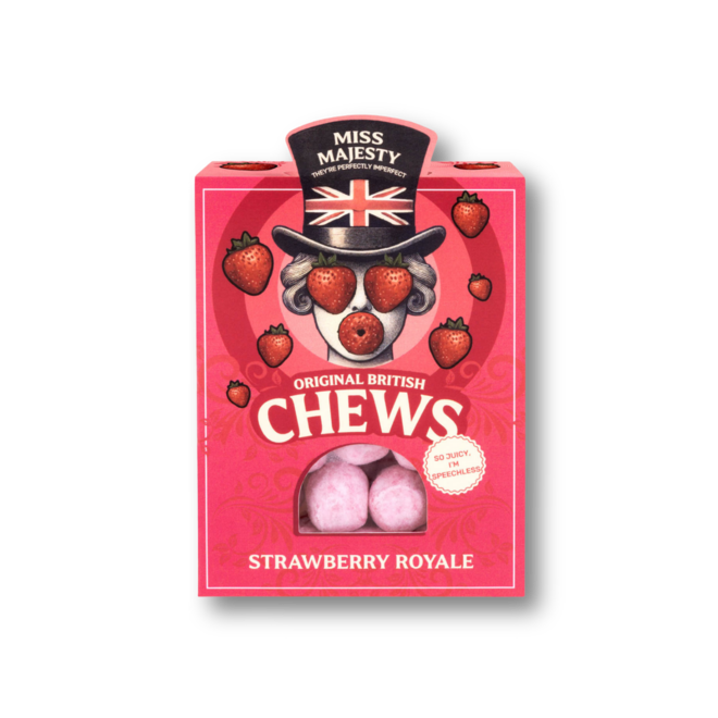 Sweet Snob Miss Majesty Strawberry Chews 140g