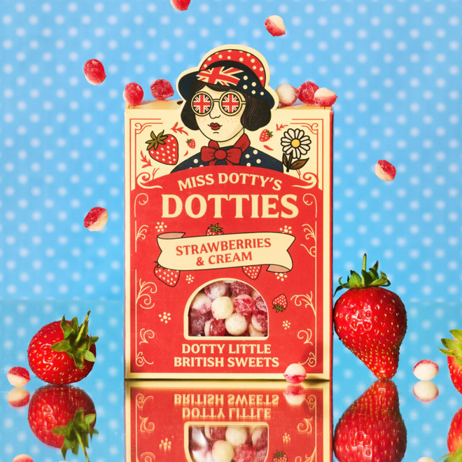 Sweet Snob Miss Dotty's Strawberries & Cream Dotties