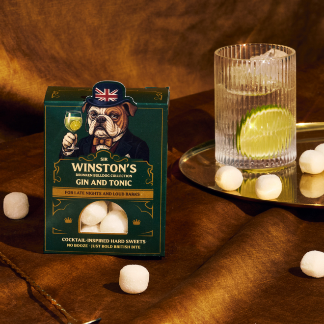 Sweet Snob Winston's Gin & Tonic Sweets 140g
