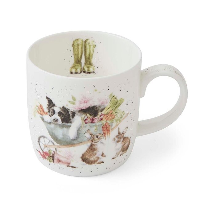 'Sleeping on the Job' Dog Small Mug