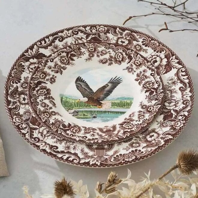 Woodland 250th Anniversary Salad Plate (Eagle)
