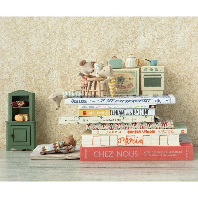 Corner Cabinet, Mouse - Dark Green