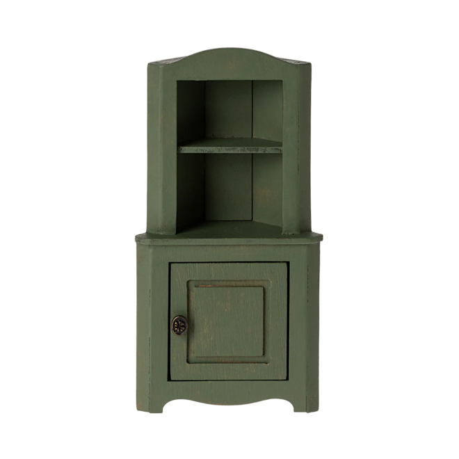 Corner Cabinet, Mouse - Dark Green