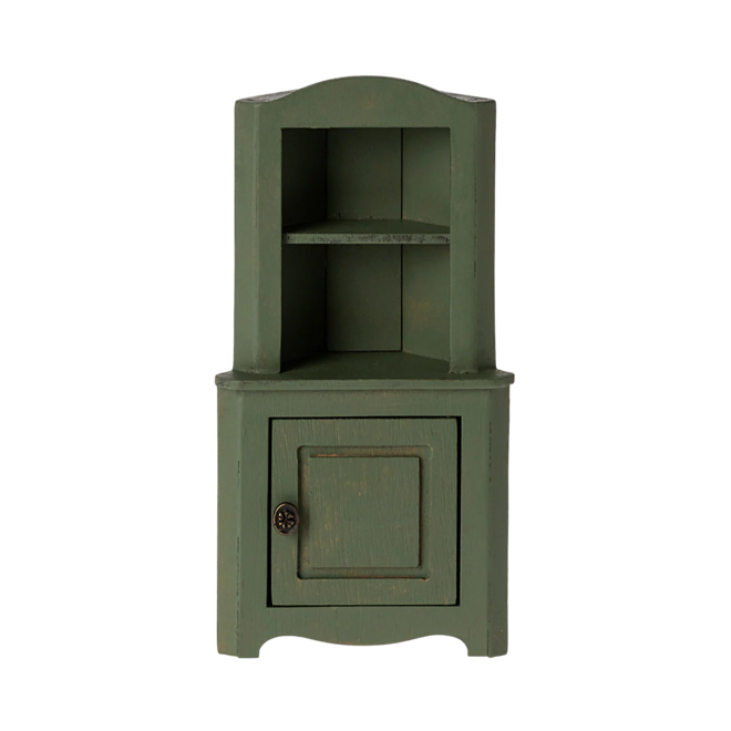 Corner Cabinet, Mouse - Dark Green