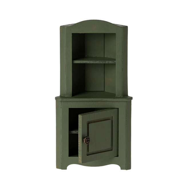 Corner Cabinet, Mouse - Dark Green