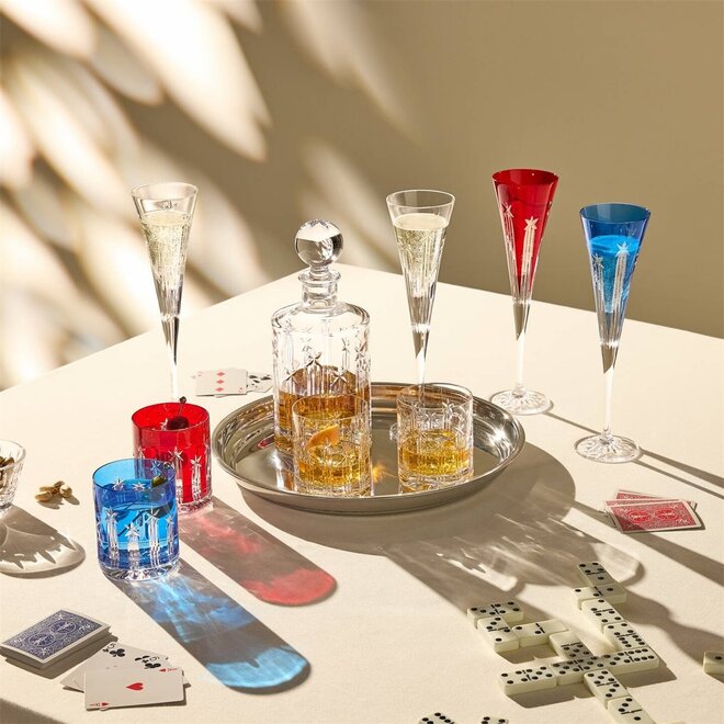 US250 Red & Blue Double Old Fashioned Pair