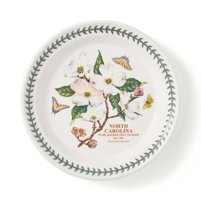 Blossoming States North Carolina Dogwood Salad Plate