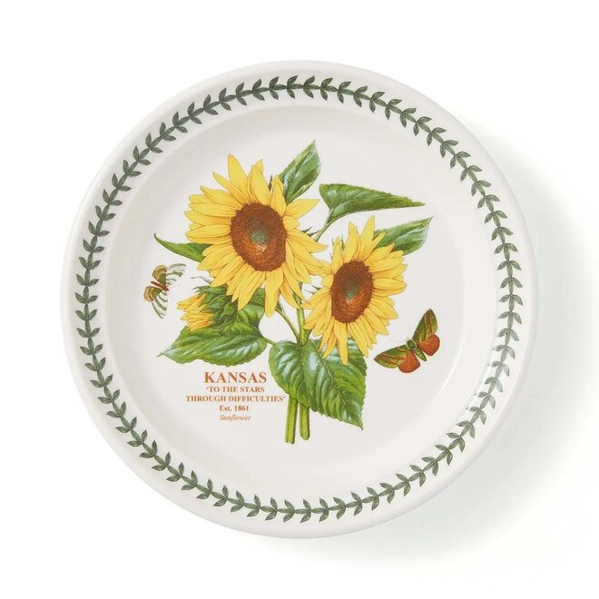 Blossoming States Kansas Sunflower Salad Plate