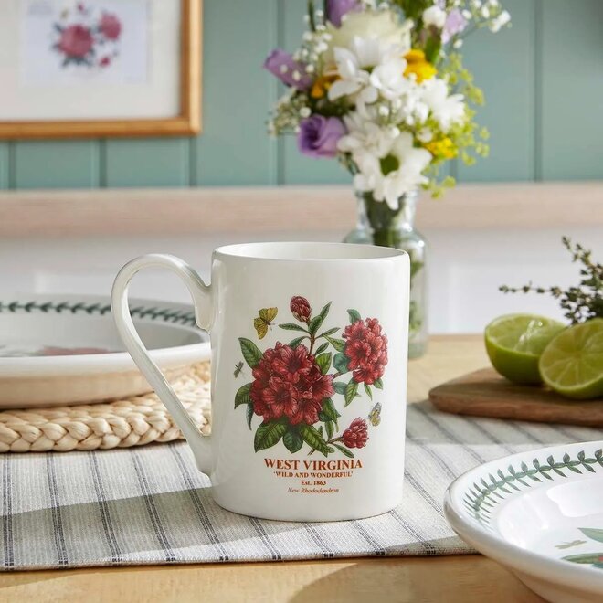 Blossoming States West Virginia Rhododendron Mug