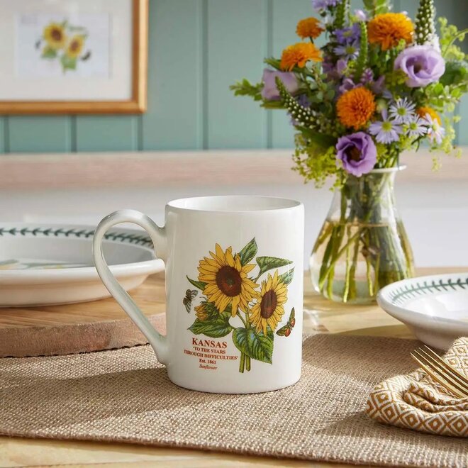 Blossoming States Kansas Sunflower Mug