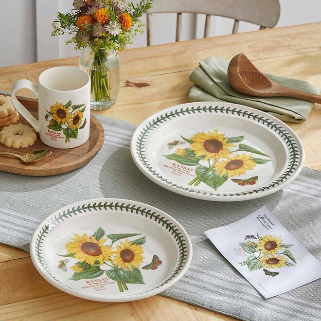 Blossoming States Kansas Sunflower Dinner Plate